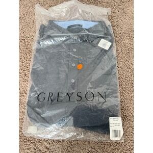 GREYSON SPIRIT POLO NO LOGO DARK GREY HEATHER MEN'S SIZE XL GOLF WOLF